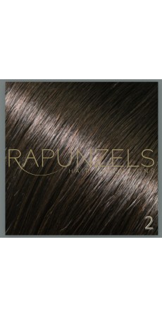 1 Gram 18" Nano Tip Colour #2 Darkest Brown (25 Strands)
